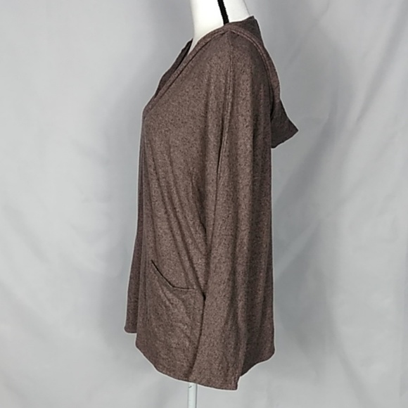 NWT AEO Soft & Sexy Plush Hooded Cardigan size L - Picture 3 of 7